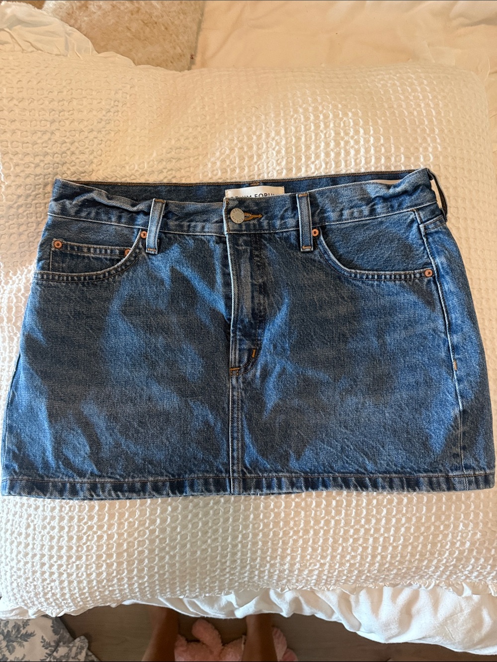 The 90’s Aritizia Blue Denim Mini Skirt
